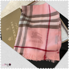 Load image into Gallery viewer, BB- Pink 💞 Tartan-Check 🦓 Scarf