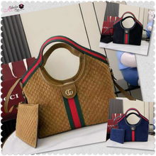 Load image into Gallery viewer, Giglio Large &amp; Small Suede Tote Bags