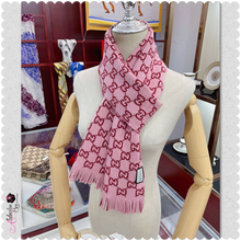 Load image into Gallery viewer, GG- Pink ♥️ Goes Red Scarf