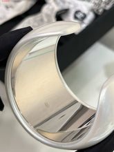 Load image into Gallery viewer, CC ⚪️ White &amp; Black Cuff Bracelet