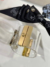 Load image into Gallery viewer, CC ⚪️ Clear Cuff Bracelet