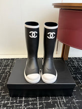 Load image into Gallery viewer, CC- Rain 🖤🤍🖤 Boots - Alabaster Box Boutique