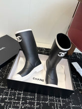 Load image into Gallery viewer, CC- Rain 🖤🤍🖤 Boots - Alabaster Box Boutique