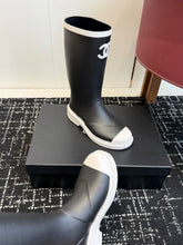 Load image into Gallery viewer, CC- Rain 🖤🤍🖤 Boots - Alabaster Box Boutique