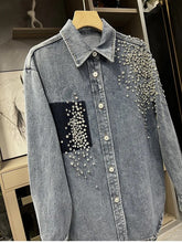 Load image into Gallery viewer, “Billy👖 Jean Diamonds” Oversized Shirt