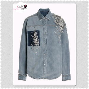 “Billy👖 Jean Diamonds” Oversized Shirt