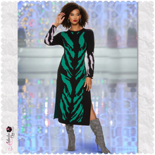 Load image into Gallery viewer, “Pretty 💕💚 ZEalous” Knit Dress