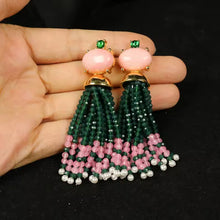 Load image into Gallery viewer, Pretty 💕💚 “GlasK🪞” Earrings - Alabaster Box Boutique