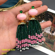 Load image into Gallery viewer, Pretty 💕💚 “GlasK🪞” Earrings - Alabaster Box Boutique