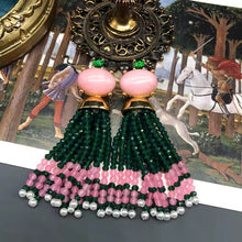 Load image into Gallery viewer, Pretty 💕💚 “GlasK🪞” Earrings - Alabaster Box Boutique