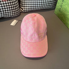 Load image into Gallery viewer, GG- Pink Monogram 💗 Stripe Baseball Cap