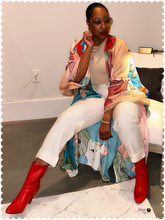 Load image into Gallery viewer, “Yacht 🛥 Lifestyle” Kimono - Alabaster Box Boutique