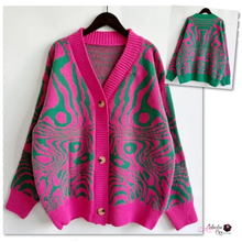 Load image into Gallery viewer, &quot;Pretty Girls 💗💚 Will Never FALL&quot; Cardigan