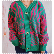 Load image into Gallery viewer, &quot;Pretty Girls 💗💚 Will Never FALL&quot; Cardigan