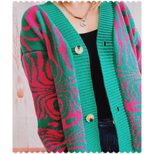 Load image into Gallery viewer, &quot;Pretty Girls 💗💚 Will Never FALL&quot; Cardigan