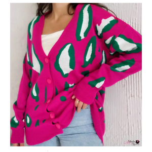 The “LeaPRET 💗💚” Cardigan