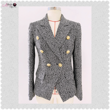 Load image into Gallery viewer, The “Chevron 🖤🤍” Blazer