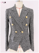 Load image into Gallery viewer, The “Chevron 🖤🤍” Blazer