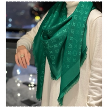 Load image into Gallery viewer, LV- Monogram 💚🖤🤎💙🤍💗 Scarves