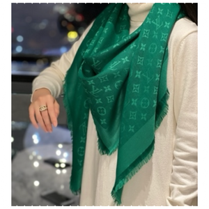 LV- Monogram 💚🖤🤎💙🤍💗 Scarves