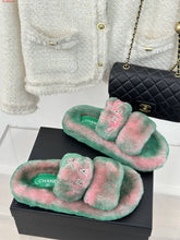 Load image into Gallery viewer, CC 💕💚 Fur Mules