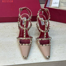 Load image into Gallery viewer, V- Rockstud ✨ Kidskin Pumps 100mm