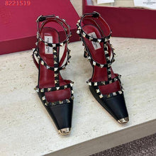 Load image into Gallery viewer, V- Rockstud ✨ Kidskin Pumps 100mm