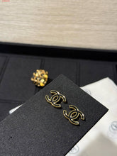 Load image into Gallery viewer, CC- Red ♥️ Black Stud Earrings