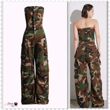 Load image into Gallery viewer, “Camo See 👀 Me” Jumpsuit