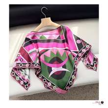 Load image into Gallery viewer, Pucci- Vivara 💕🖤💚 Blouse and Pants Set