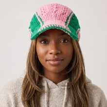 Load image into Gallery viewer, The "Pretty 💕💚 Gurl” Crochet Cap - Alabaster Box Boutique