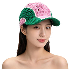 Load image into Gallery viewer, The "Pretty 💕💚 Gurl” Crochet Cap - Alabaster Box Boutique