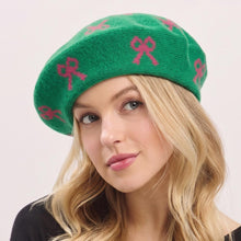 Load image into Gallery viewer, “Beret 💕💚 Me Please” Hats