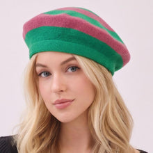 Load image into Gallery viewer, “Beret 💕💚 Me Please” Hats