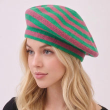 Load image into Gallery viewer, “Beret 💕💚 Me Please” Hats