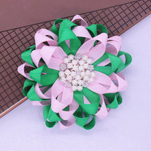 Load image into Gallery viewer, “A Pretty 💕💚 Frenzy” Brooch