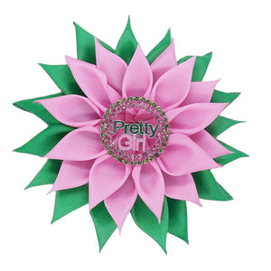 “Pretty 💕💚 When It Blooms” Ribbon Brooch- Pretty Girl