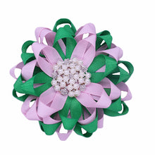 Load image into Gallery viewer, “A Pretty 💕💚 Frenzy” Brooch