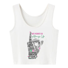 Load image into Gallery viewer, “My Pinky Is 💕💚 Always Up” Tank Top