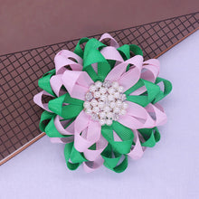 Load image into Gallery viewer, “A Pretty 💕💚 Frenzy” Brooch