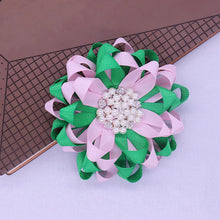 Load image into Gallery viewer, “A Pretty 💕💚 Frenzy” Brooch