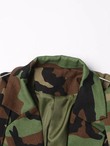 “Camo See 👀 Me” Blazer Jacket