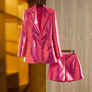 “OH 💕 That’s So Adrienne 💕” Sequin Short Suit
