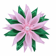 Load image into Gallery viewer, “Pretty 💕💚 Soft” Ribbon Brooch- Single Pearl