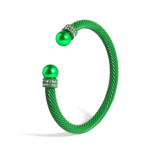 Load image into Gallery viewer, Cabling 💞💚 A-Round Bracelets
