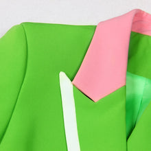 Load image into Gallery viewer, Pretty “K’olor 💕💚 BlocK” 2 Piece Suit