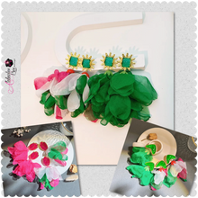 Load image into Gallery viewer, “Pretty 💕💚 Romantic” Earrings