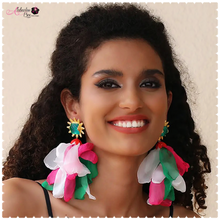 Load image into Gallery viewer, “Pretty 💕💚 Romantic” Earrings