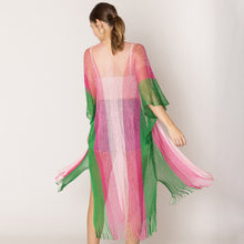 Load image into Gallery viewer, &quot;Pretty Girl Luxe Net 💞💚 Light-Weight&quot; Kimono Poncho