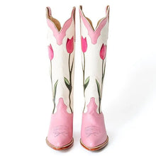 Load image into Gallery viewer, “Wel⭐️Kome 2 Dallas” Cowgirl Boots